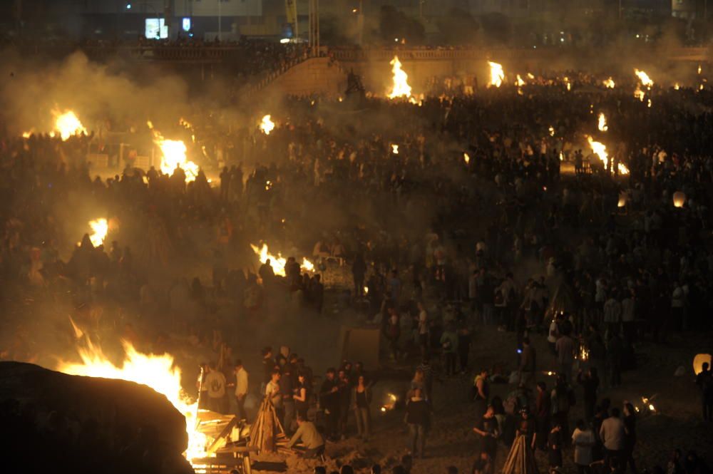 Las hogueras de San Juan 2016 A Coruña