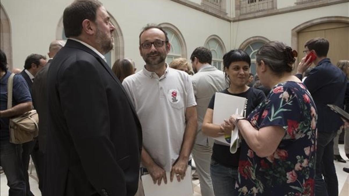 Junqueras, Salellas, Gabriel y Serra.