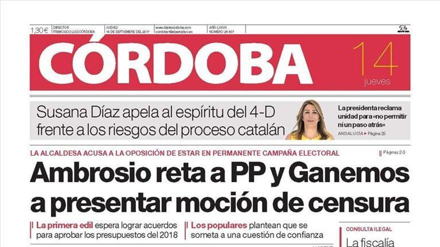 La portada de CÓRDOBA