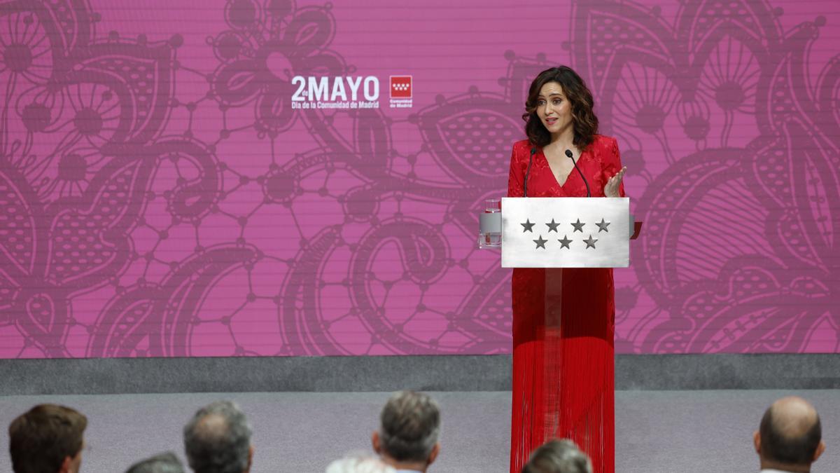 Ayuso reivindica el Dos de Mayo un Madrid que "resuena en toda España"