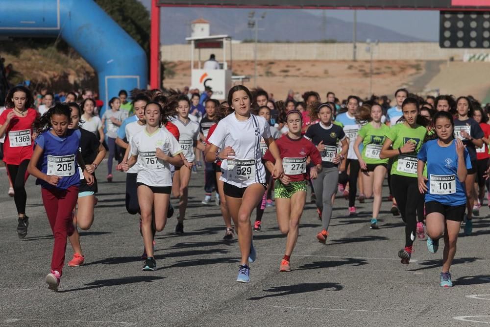 Cross Escolar Cartagena en el Circuito de Velocida