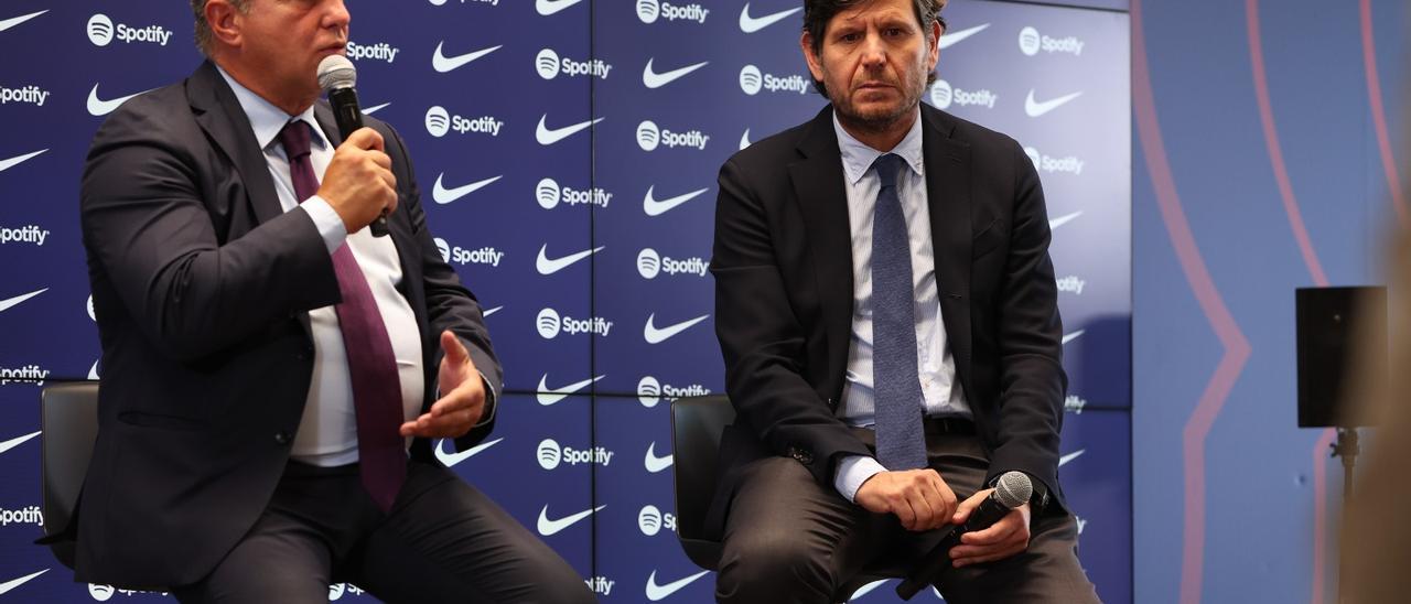 Mateu Alemany, en la Ciudad Deportiva del Barça