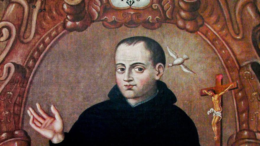 Cuadro que representa a Francisco del Castillo, sacerdote jesuita creador del primer texto del Sermón de las Siete Palabras.