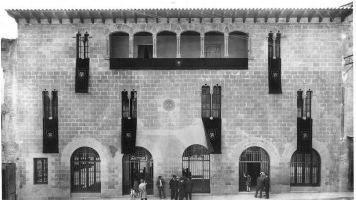 La Casa Gran acull l’entitat des del 1928 | ARXIU CAIXABANK