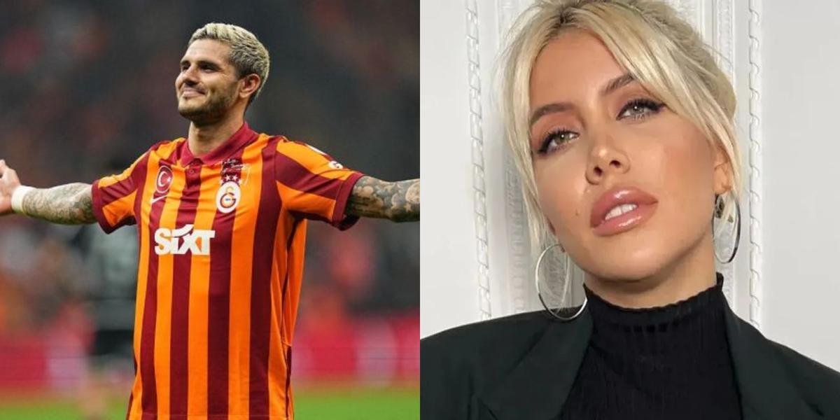Mauro Icardi y Wanda Nara.