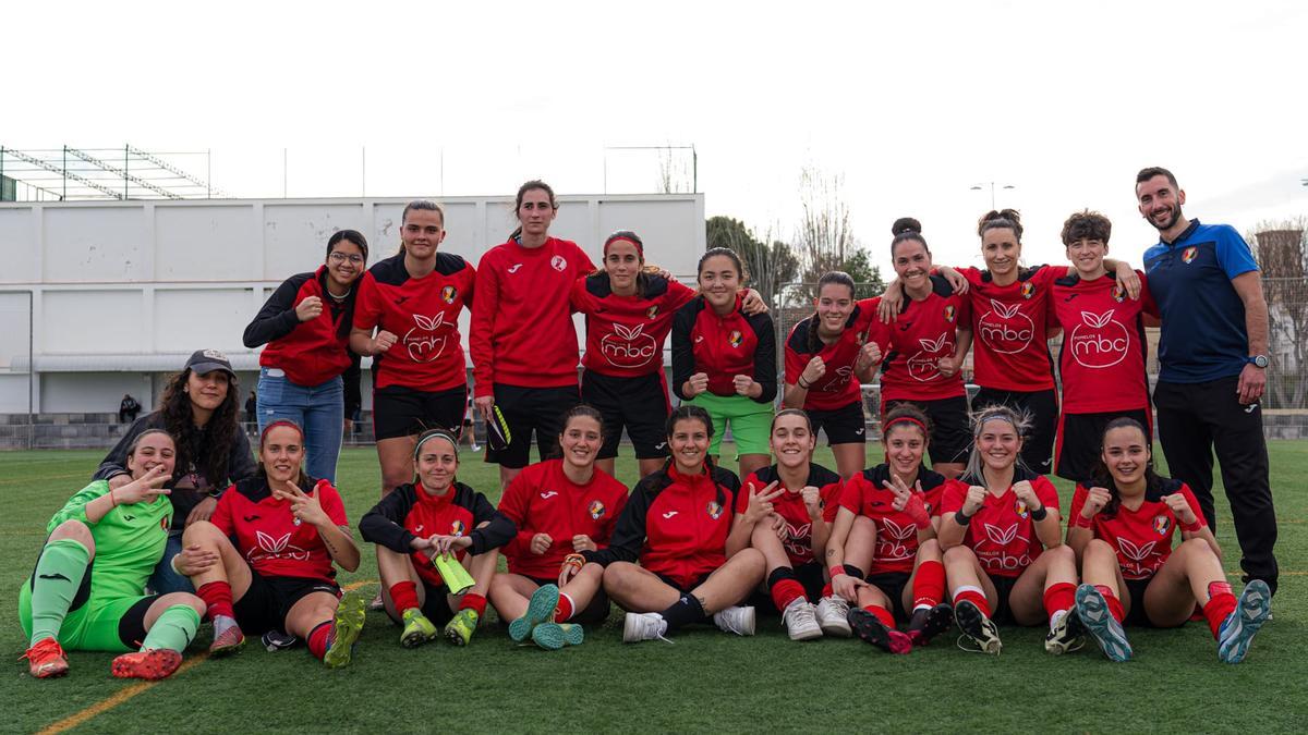 El equipo femenino amateur del CF Miramar