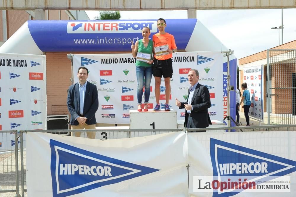 Media Maratón de Murcia: podios