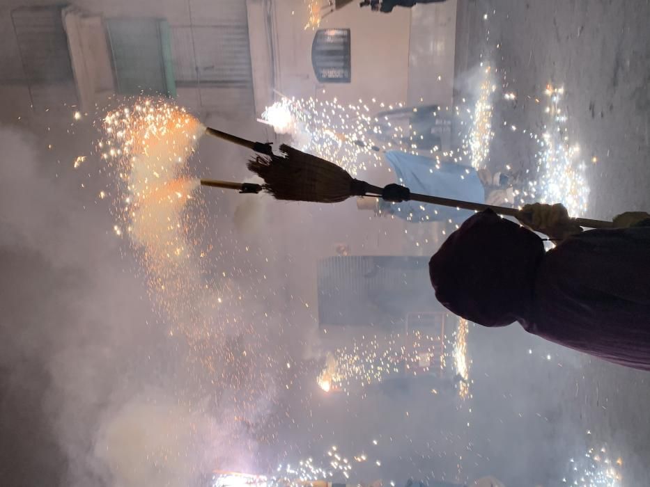 La mostra de foc del carnaval de Sallent