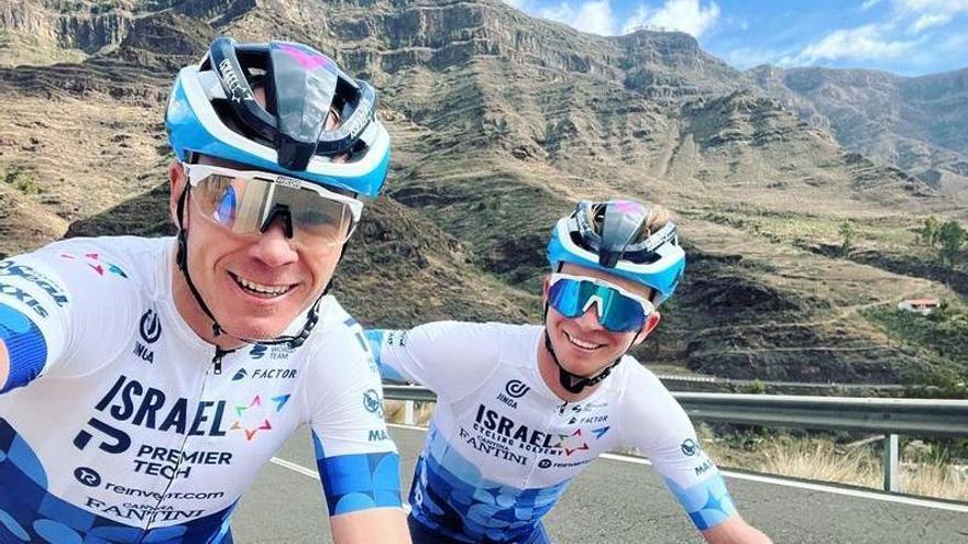 Chris Froome regresa a Gran Canaria para preparar la temporada ciclista