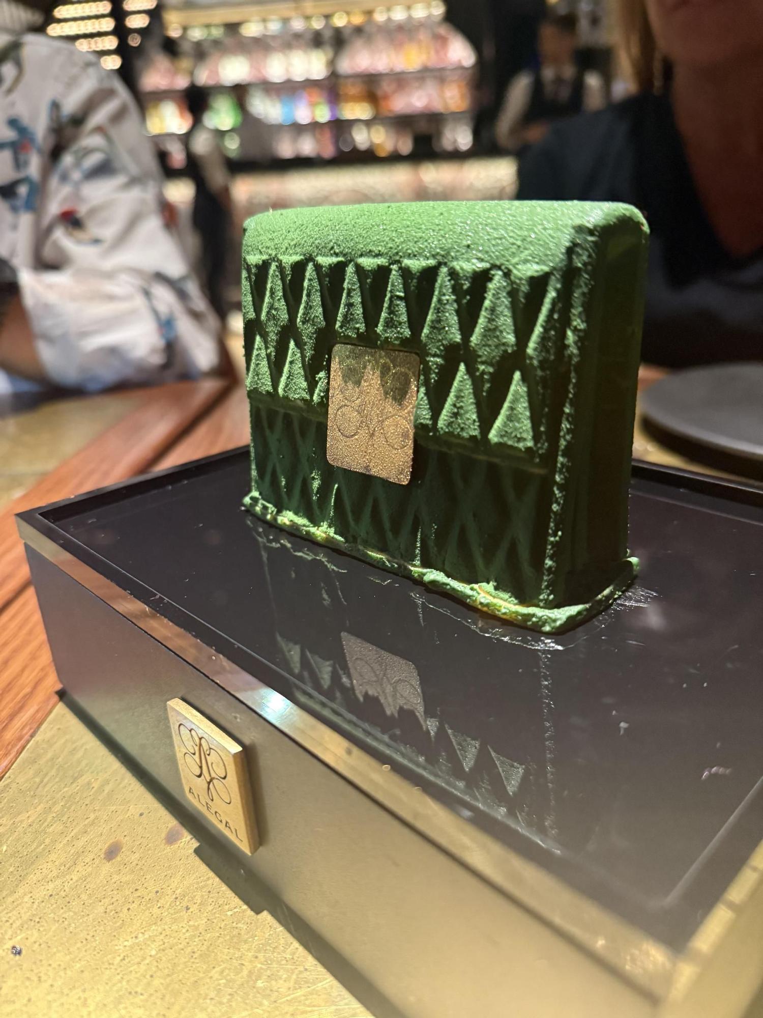 Un bolso de postre en Alegal.