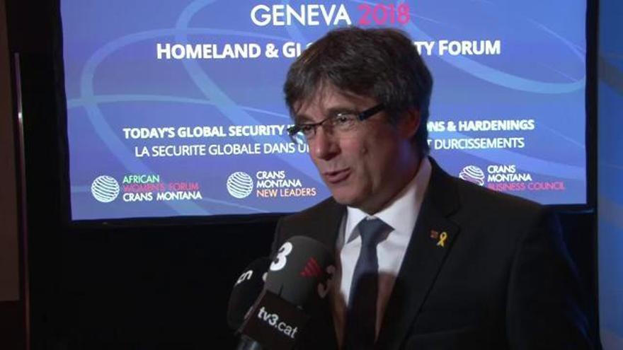 Puigdemont: No és just que només puguin optar a l'autodeterminació els països que han engegat guerres