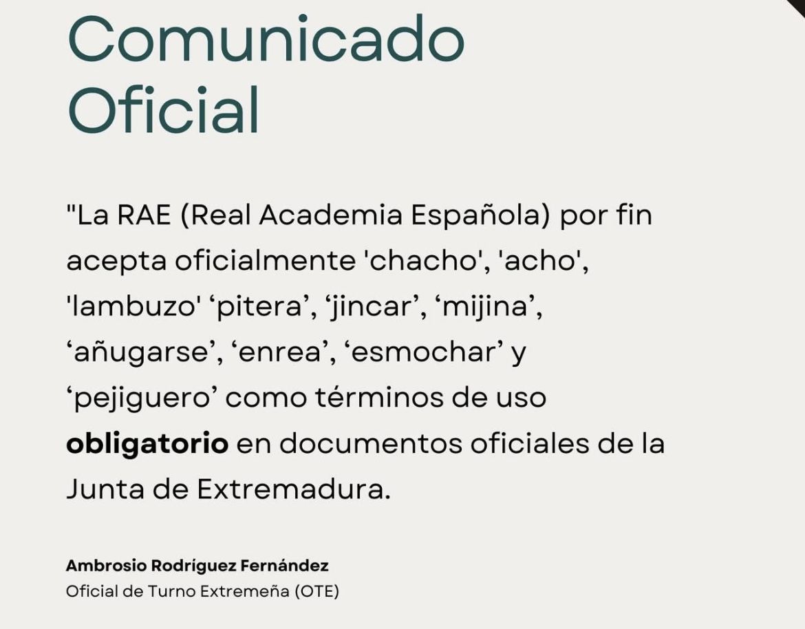 Comunicado Oficial