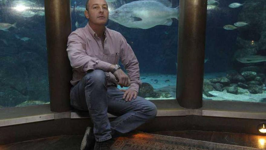 Antonio Vilar, biólogo responsable del proyecto Diversify en el Aquarium Finisterrae.