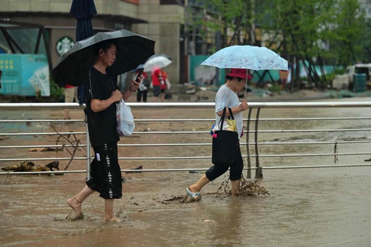 Inundaciones en la China