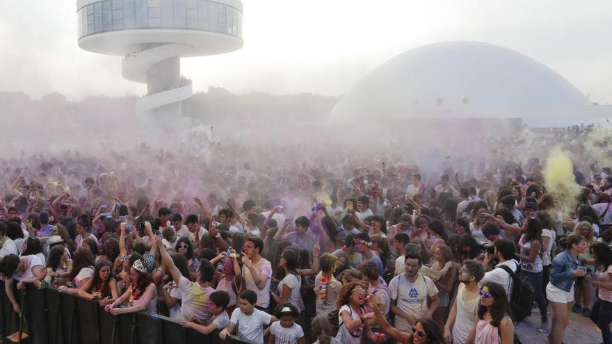 Un momento de la pasada edición de la &quot;Holi Party&quot;