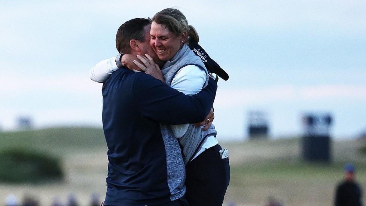 Ashleigh Buhai, emocionada tras ganar el 2022 AIG Women’s Open