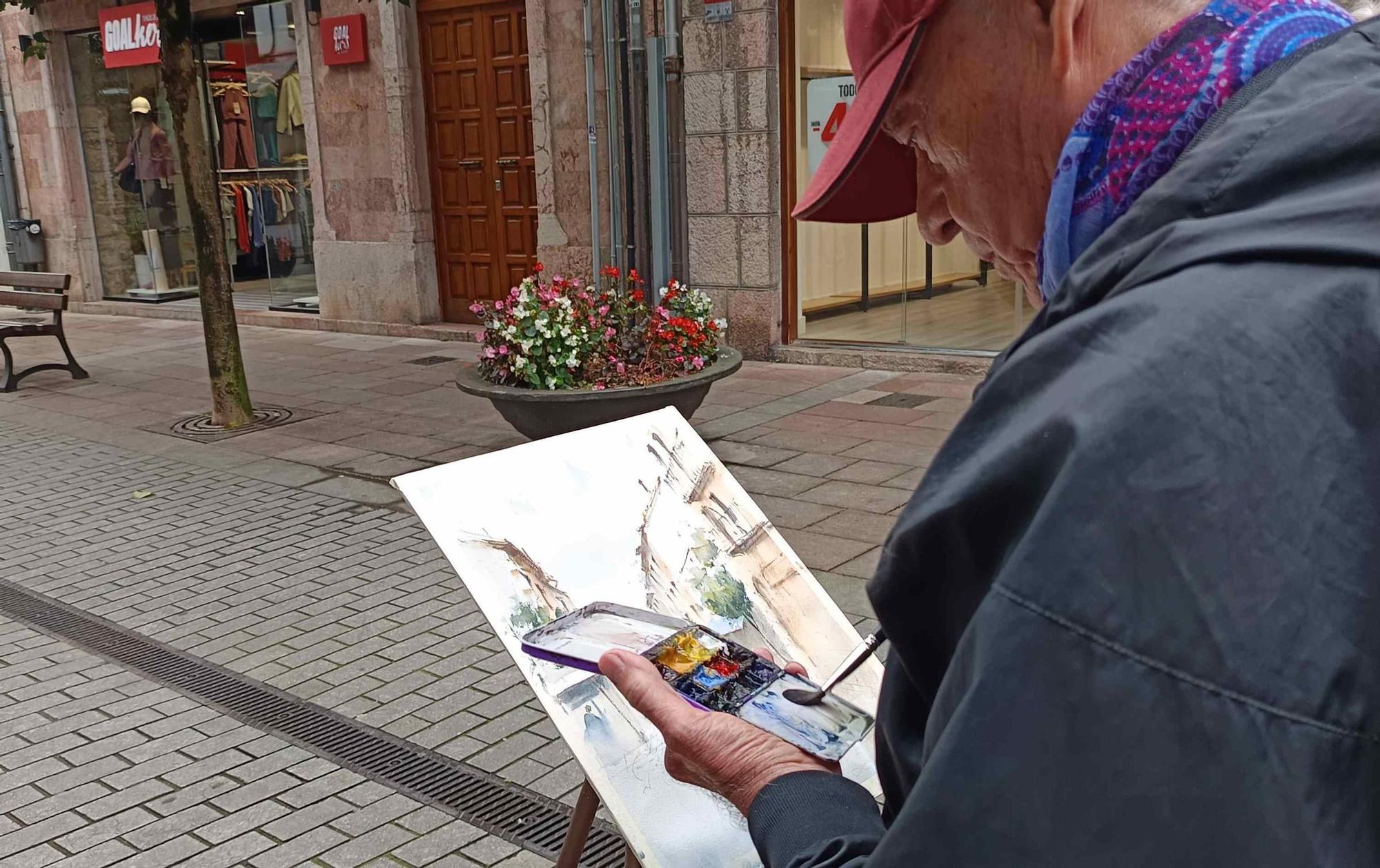 En imágenes: Cangas de Onís celebra un encuentro de acuarelistas
