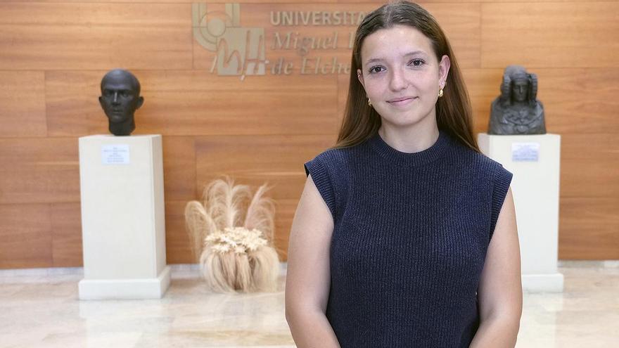 La estudiante Alejandra Díez gana las elecciones como delegada general de Estudiantes de la UMH de Elche
