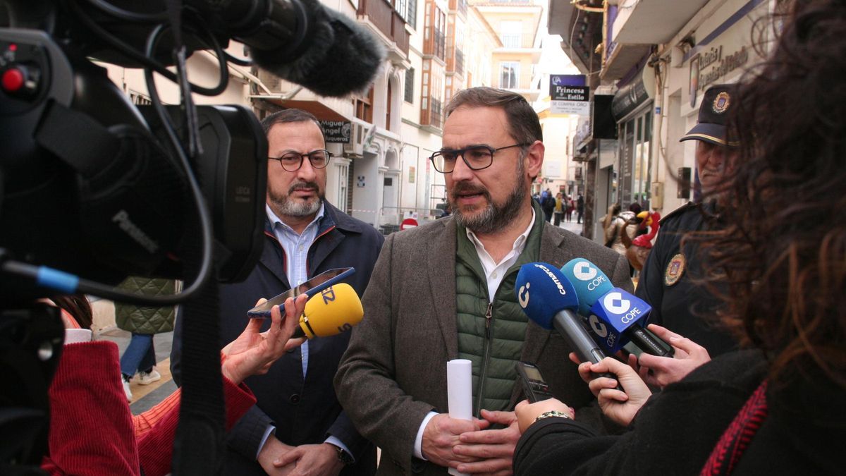 El alcalde, Diego José Mateos, durante una comparecencia ante los medios de comunicación.