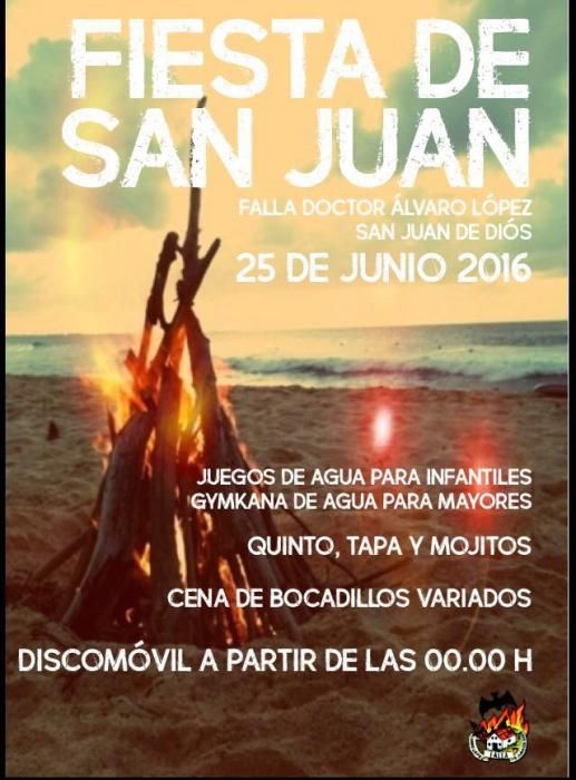 Carteles de Verbenas de San Juan del día 25