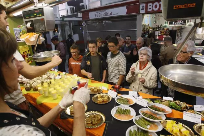 Tastets al mercat del Lleó