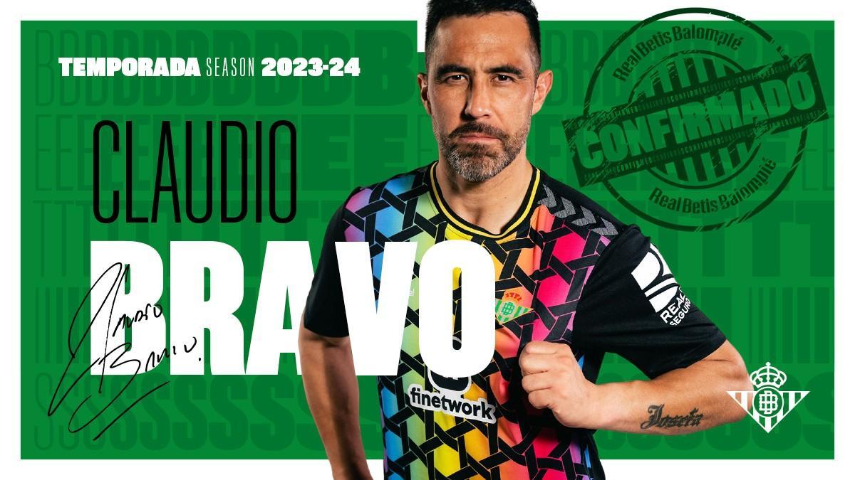 Claudio Bravo renueva con el Real Betis