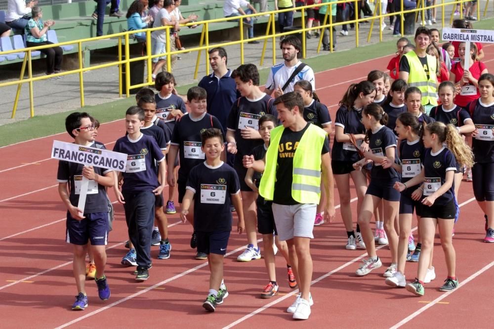 Competición escolar de Atletismo en Cartagena