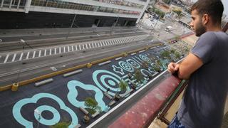 El urbanismo táctico llega a la Gran Via de Barcelona