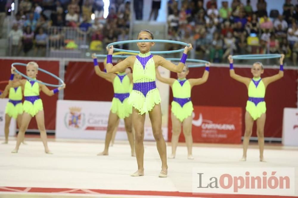 Clausura de las escuelas de Cartagena de gimnasia rítmica y estética de grupo