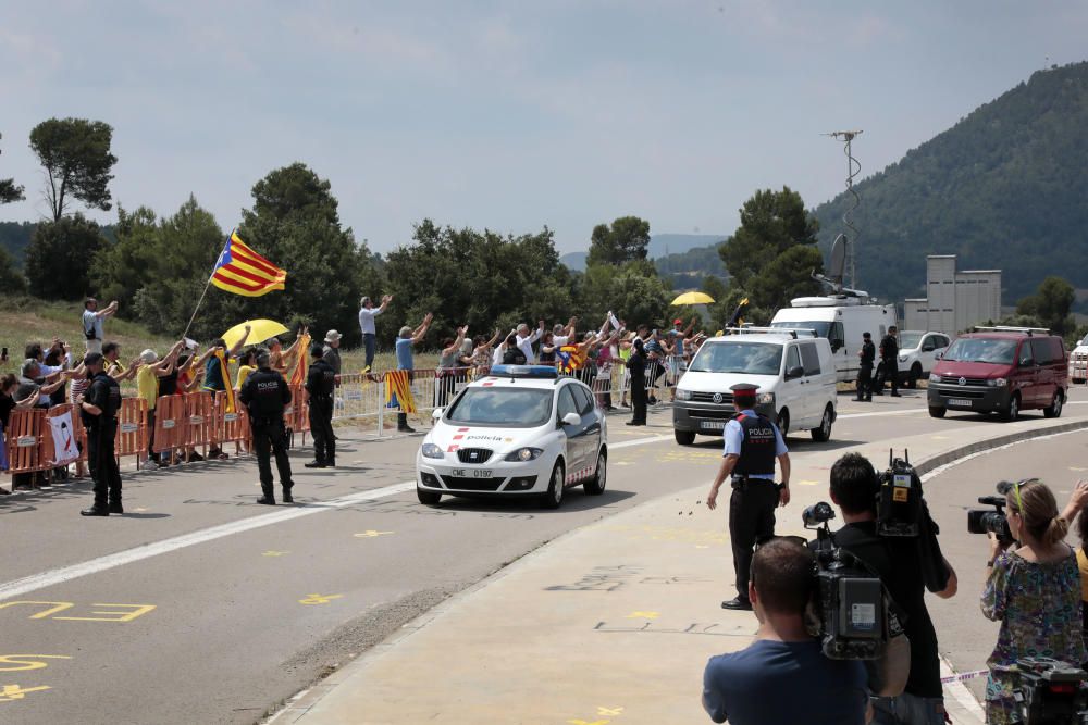 Forn, Rull i Turull arriben a la presó de Lledoners