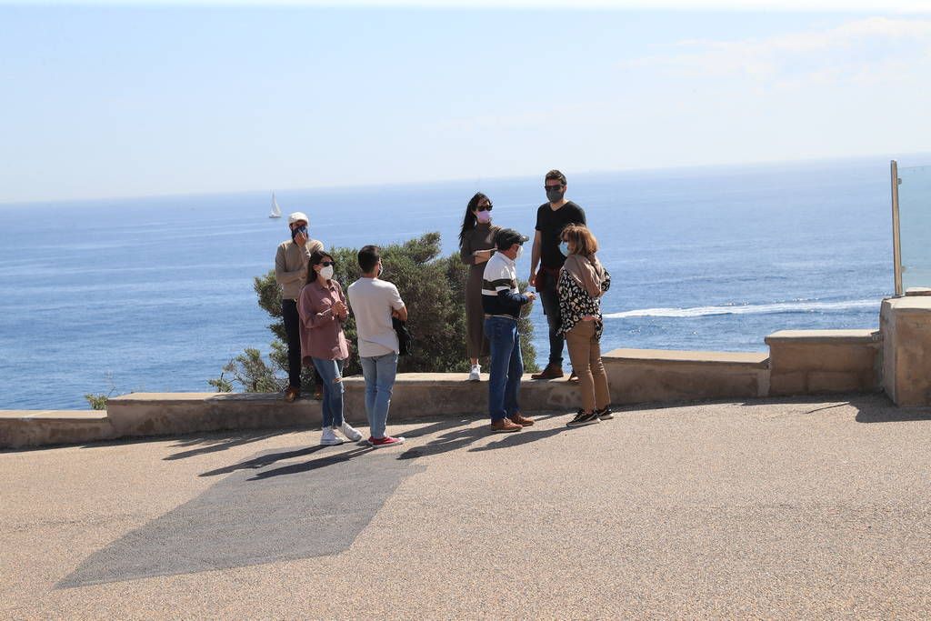 Así estaban hoy Cabo de Palos y La Manga