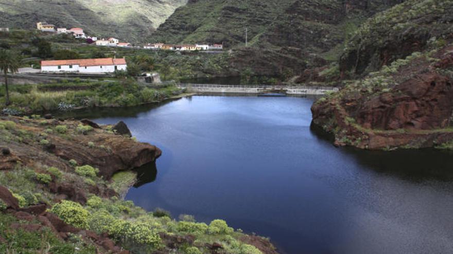 Presa gomera de Izcague.