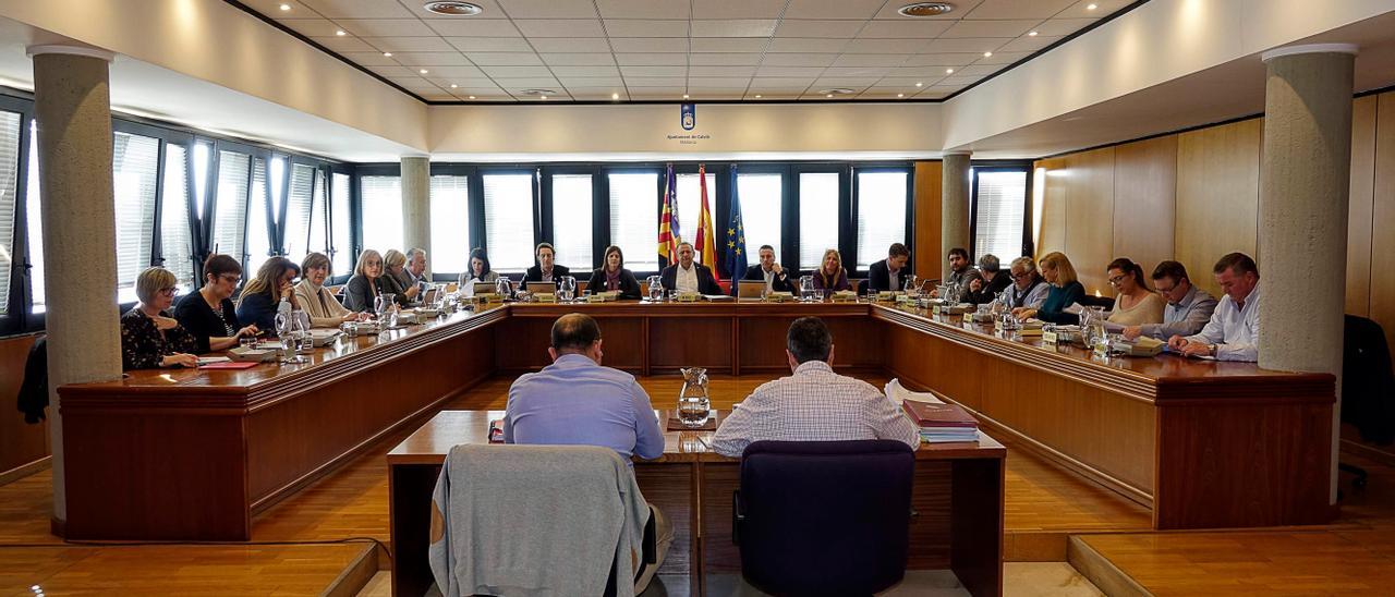 Pleno municipal de Calvià.