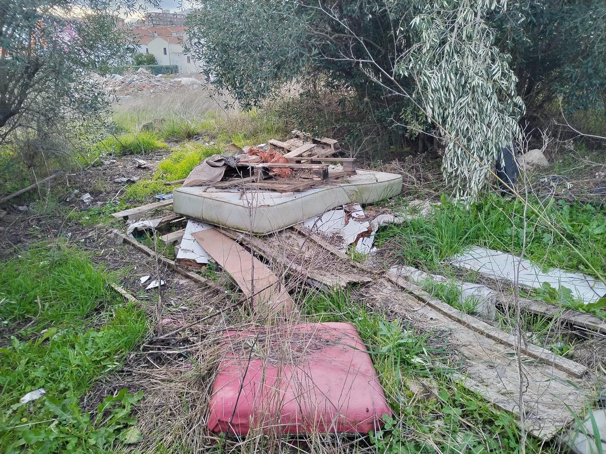 FOTOGALERÍA | Imágenes de una escombrera a pie de calle en Plasencia, que se ha hecho viral FOTOGALERÍA | Imágenes de una escombrera a pie de calle en Plasencia, que se ha hecho viral