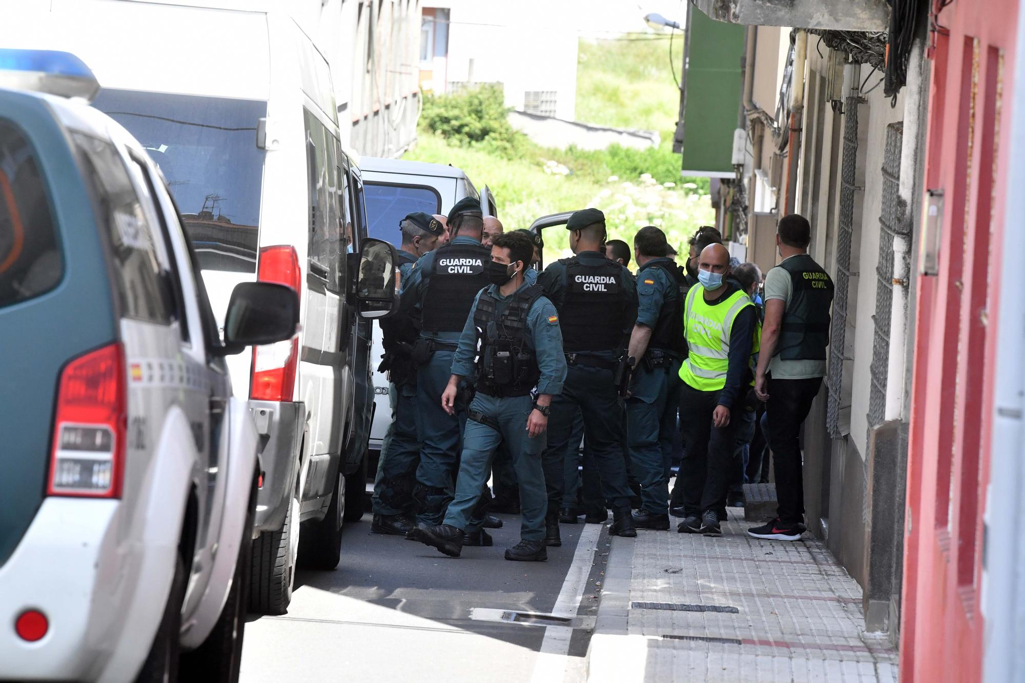 Operación policial contra el tráfico de drogas en Meicende