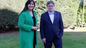 Puigdemont aparta Borràs i anuncia la seva candidatura per presidir Junts