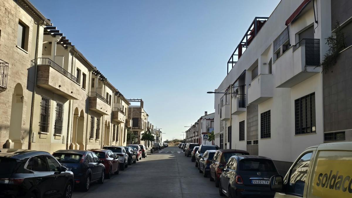 Viviendas en la calle Castaño de Villafranca de Córdoba