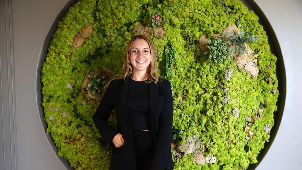 Mela Castagna, argentina residente en Barcelona en una vivienda unipersonal.