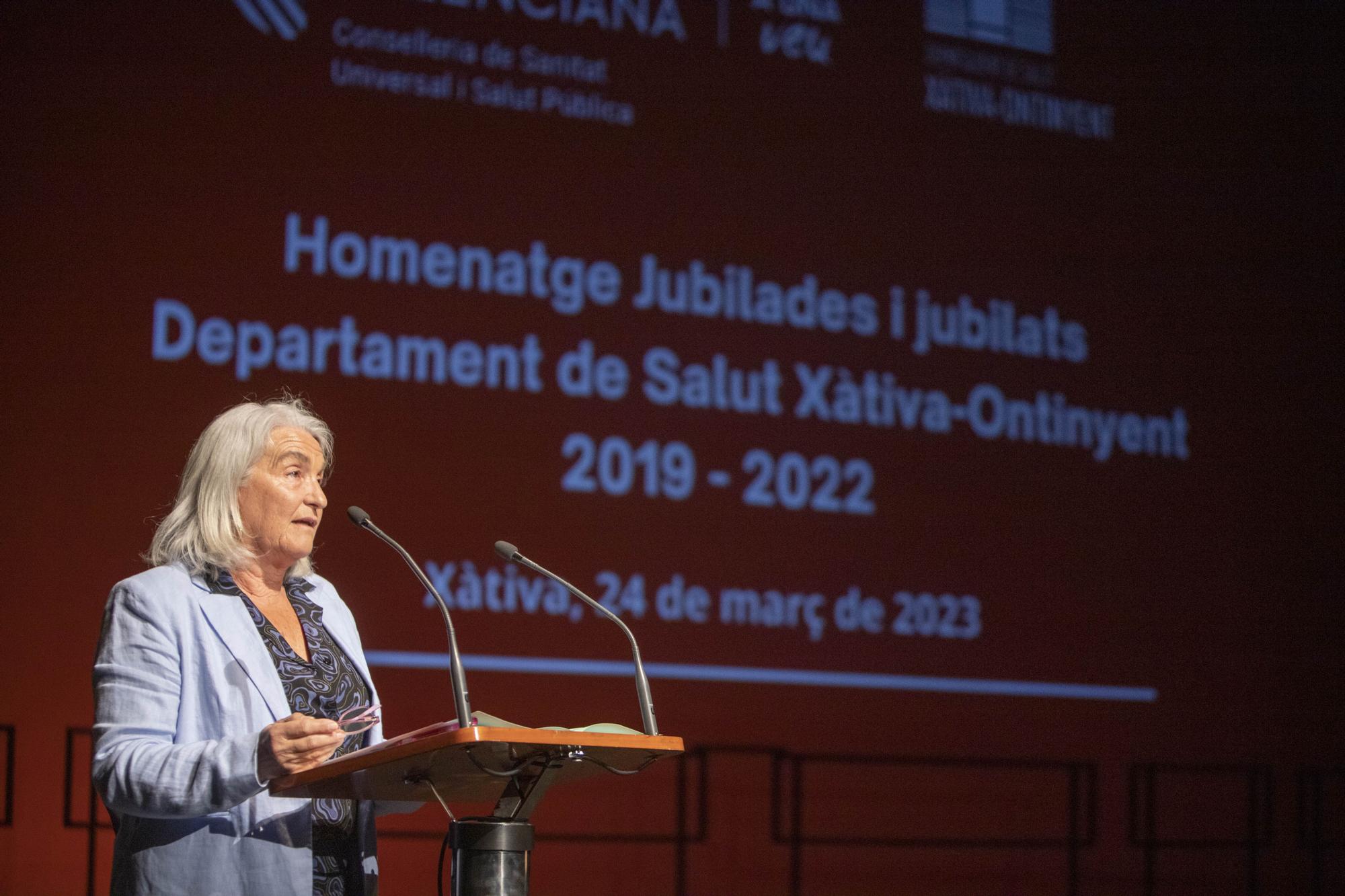 Homenaje a los jubilados del Departamento de Salud Xàtiva-Ontinyent 2019 - 2022