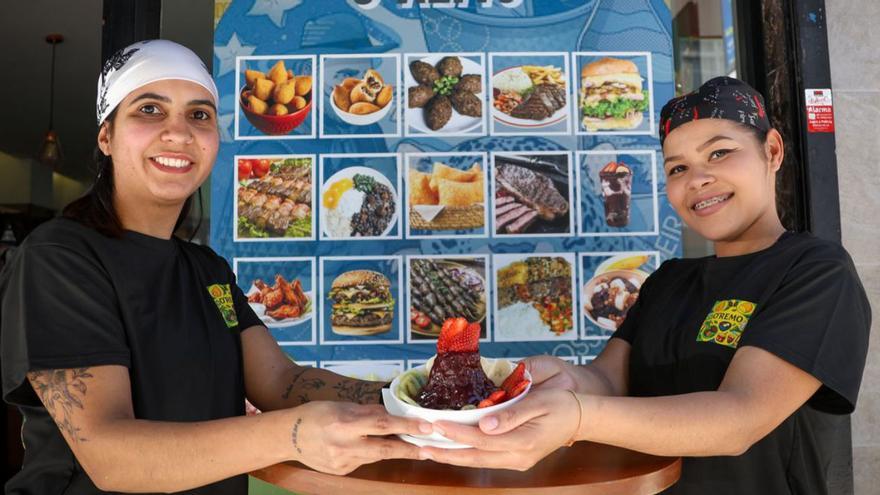 (Arriba) Açaí en O´Remo. (Abajo) Açaí en Vibra Club | | CASTELEIRO/GERMÁN BARREIROS/R.A.