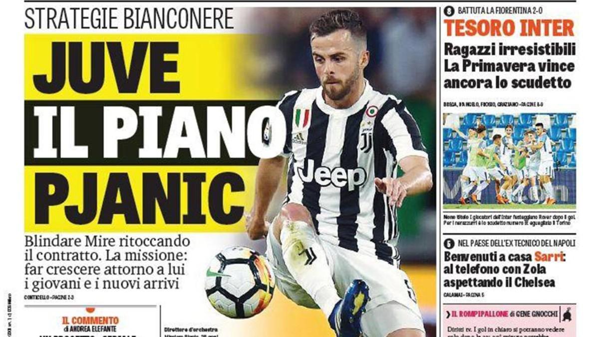 La Juventus no quiere dejar escapar a Pjanic