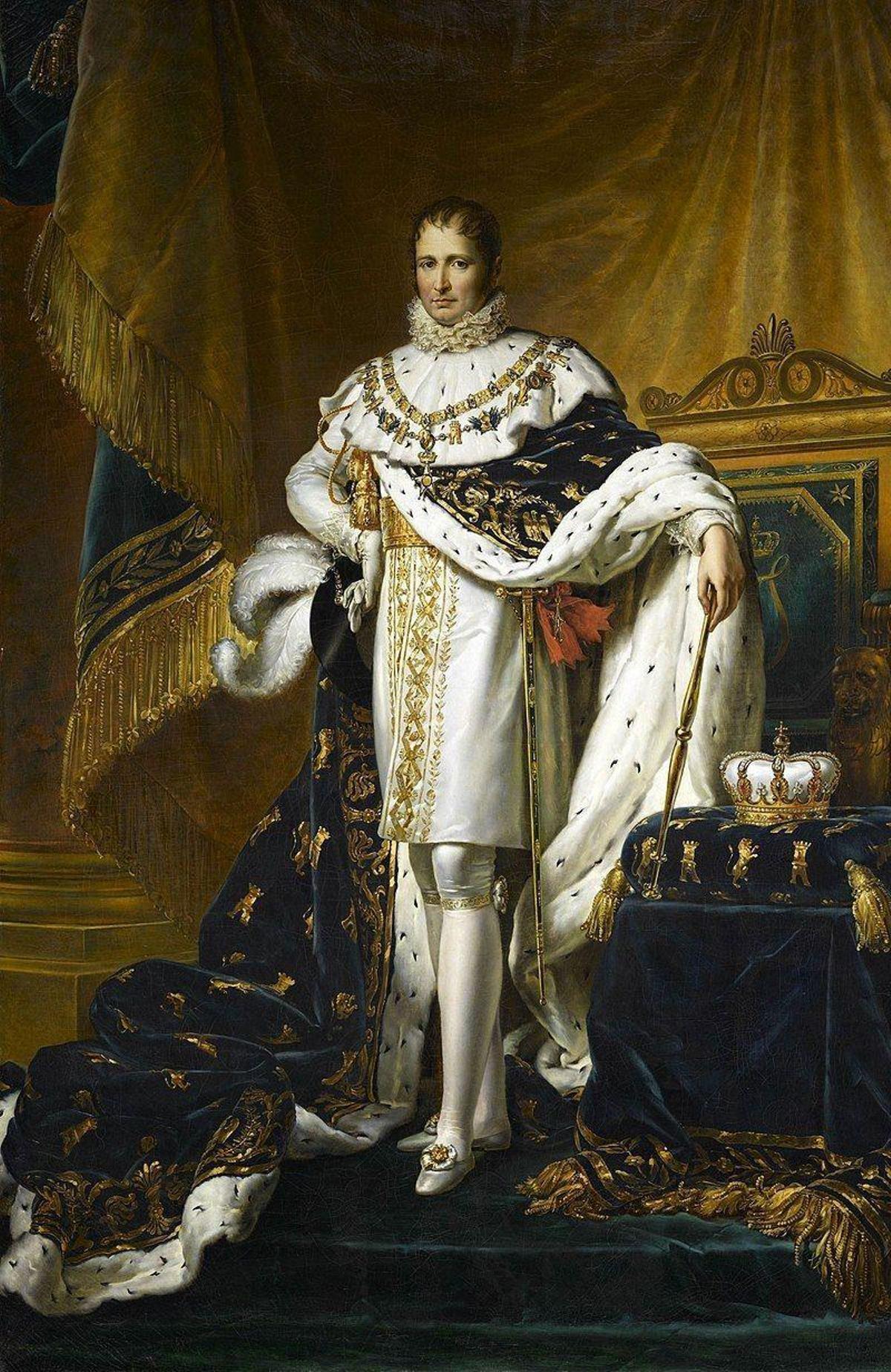 El rey José I, hermano de Napoleón Bonaparte.