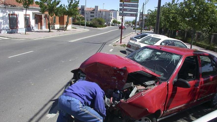 Los accidentes urbanos de tráfico suben más de un 40%