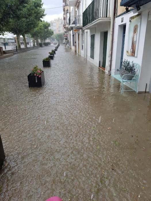 Tempesta de pedra i aigua a Roses