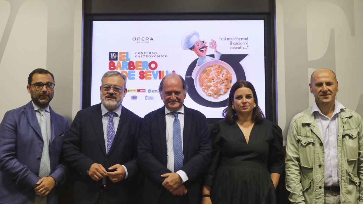 Por la izquierda, David Álvarez, Alfredo García Quintana, Juan Carlos Rodríguez-Ovejero, Maite García y Celestino Varela.