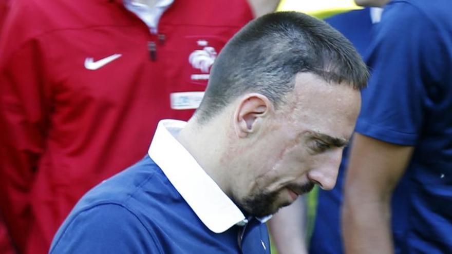 Franck Ribéry no jugará el Mundial.