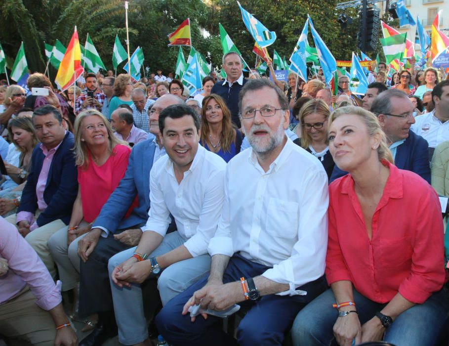 El presidente en funciones encabezó el acto del Partido Popular en el inicio de la última semana de campaña