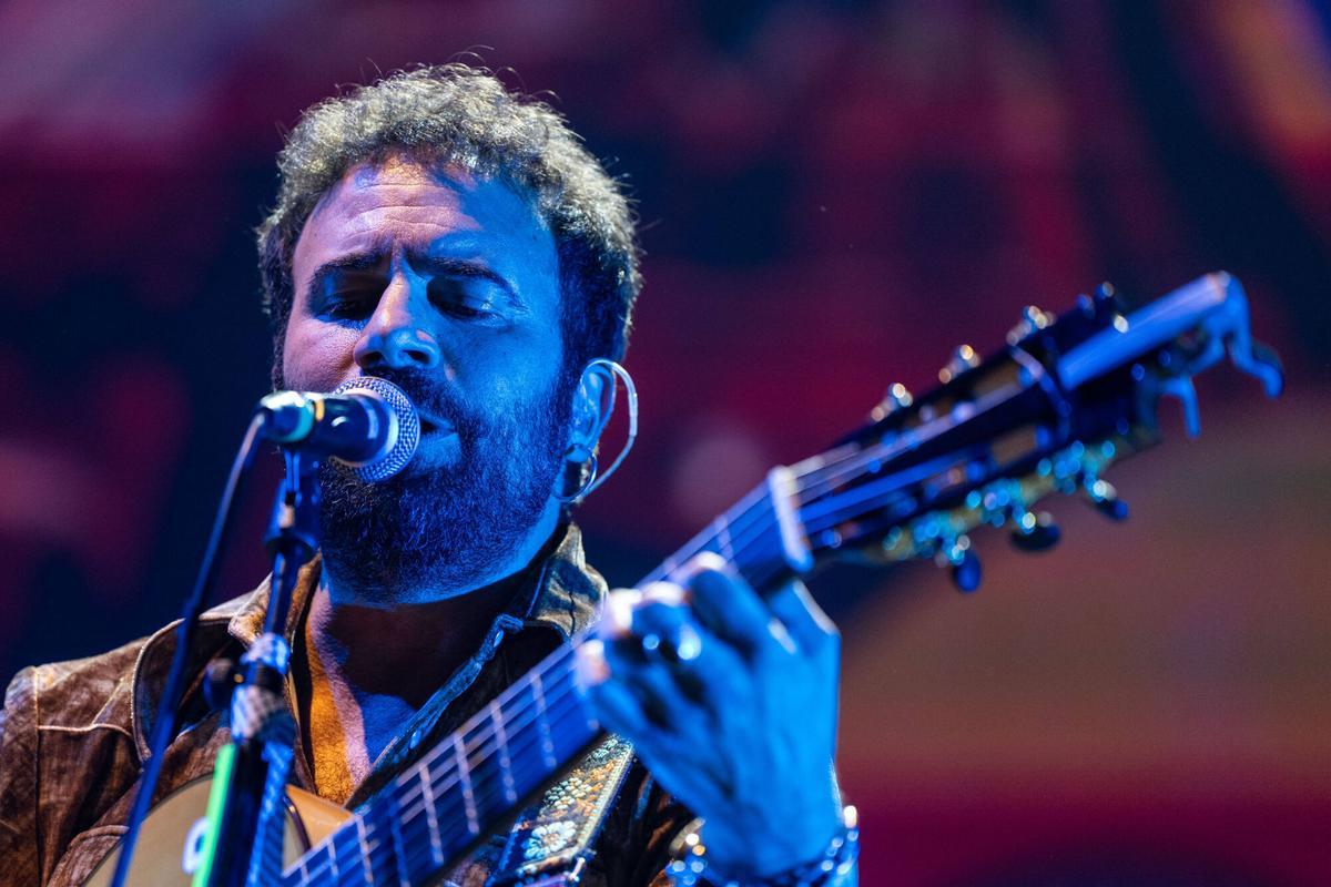 Concierto de Los Delinqüentes en el Palau Sant Jordi. Concierto de Los Delinqüentes en el Palau Sant Jordi.