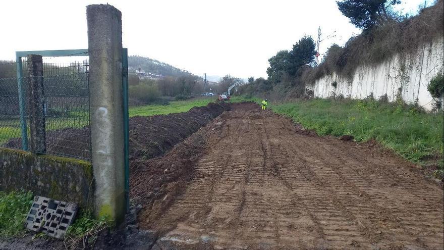 Arrancan las obras de la senda que unirá la estación intermodal de Santiago y San Caetano