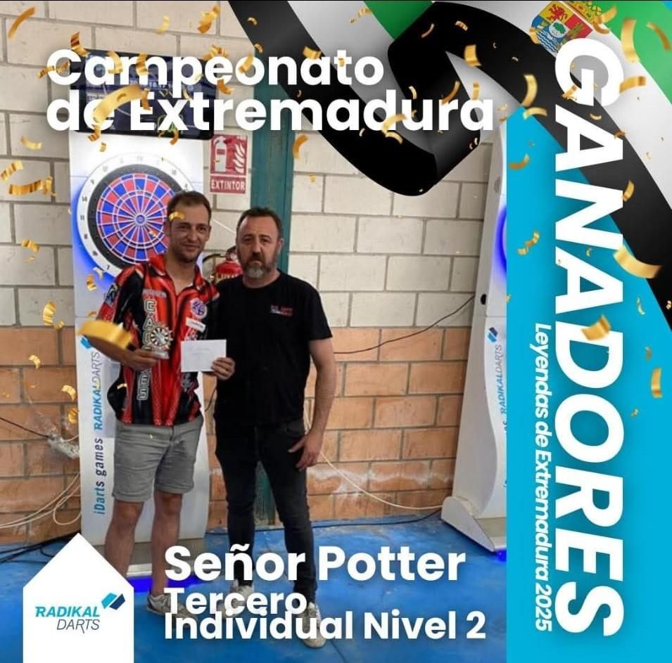 Estos los campeones y subcampeones de dardos del campeonato de Extremadura que se celebró en Valdesalor, en Cáceres